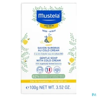 Mustela bebe enfant savon surgras au cold cream a la cire d abeille bio 100g | Aesiel