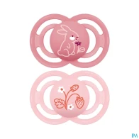 Mam sucette perfect animaux +18m silicone x2 | Aesiel