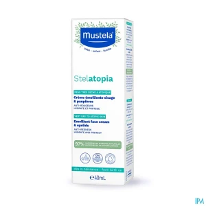 Mustela pa stelatopia crème emolliente visage 40ml | Aesiel