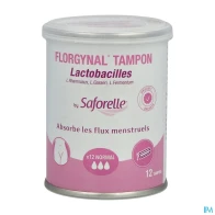 Florgynal tampon normal boite de 12 tampon sans applicateur | Aesiel