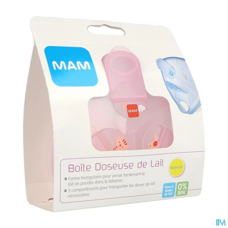 Mam boite doseuse de lait 3 compartiments | Aesiel Mam boite doseuse de lait 3 compartiments | Aesiel