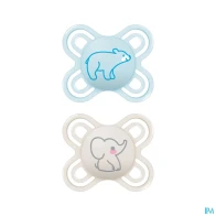 Mam sucette perfect naissance 0/2m silicone x2 | Aesiel