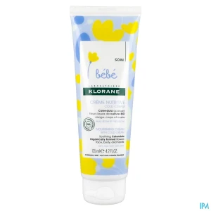 Klorane bebe crème nutritive peaux sèches cold cream 125ml | Aesiel