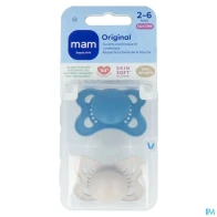 Mam sucette original tendance 2/6m silicone x2 | Aesiel