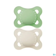 Mam sucette original tendance 2/6m silicone x2 | Aesiel