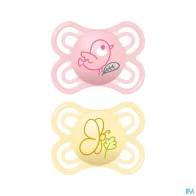Mam sucette perfect 2/6m silicone x2 | Aesiel