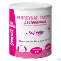 Florgynal tampon compact normal boite de 9 tampon avec applicateur | Aesiel