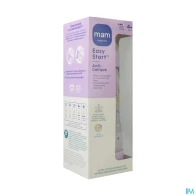 Mam biberon easy start anticolique 320ml lilas tetine debit 3 | Aesiel