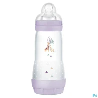Mam biberon easy start anticolique 320ml lilas tetine debit 3 | Aesiel