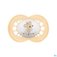 Mam sucette original animaux +18m silicone x2 | Aesiel