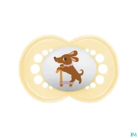 Mam sucette original animaux +18m silicone x2 | Aesiel