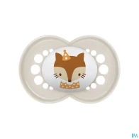 Mam sucette original animaux +18m silicone x2 | Aesiel