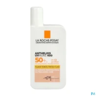 La roche posay anthelios 50+ uvmune 400 fluide invisible avec parfum teinte 50ml | Aesiel