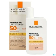 La roche posay anthelios 50+ uvmune 400 fluide invisible avec parfum teinte 50ml | Aesiel