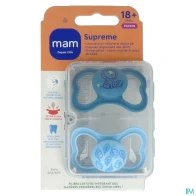 Mam sucette supreme +18m silicone x2 | Aesiel