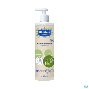 Mustela eau micellaire sans rincage bio 400ml | Aesiel