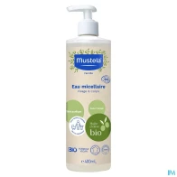 Mustela eau micellaire sans rincage bio 400ml | Aesiel