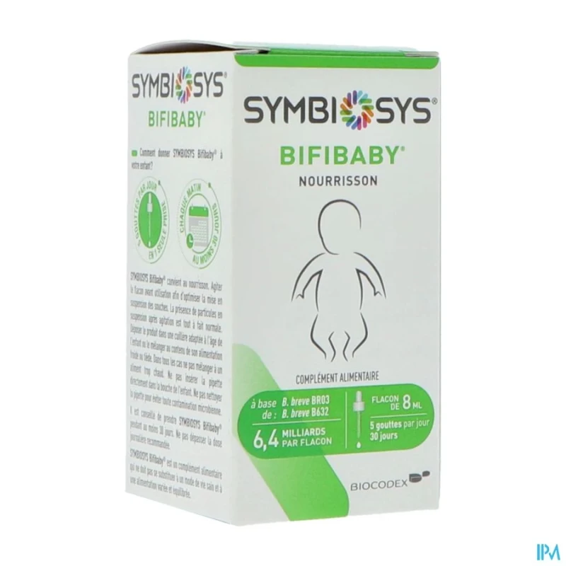Symbiosys bifibaby nourrisson gouttes 8ml | Aesiel Symbiosys bifibaby nourrisson gouttes 8ml | Aesiel