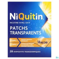 Niquitin 14mg/24heures dispositif transdermique en sachet 28 | Aesiel