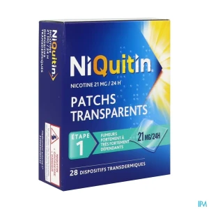 Niquitin 21mg/24heures dispositif transdermique en sachet 28 | Aesiel