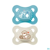 Mam sucette original nature 2/6m silicone x2 | Aesiel