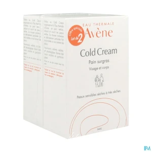 Eau thermale avene cold cream pain surgras 100g x2 | Aesiel