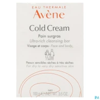 Eau thermale avene cold cream pain surgras 100g x2 | Aesiel