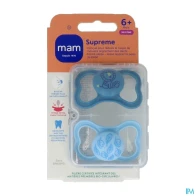 Mam sucette supreme +6m silicone x2 | Aesiel