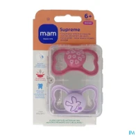 Mam sucette supreme +6m silicone x2 | Aesiel