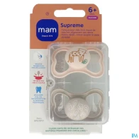 Mam sucette supreme +6m silicone x2 | Aesiel