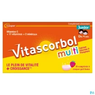 Cooper vitascorbolmulti junior comprime a croquer 30 | Aesiel