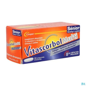 Cooper vitascorbolmulti senior comprime 30 | Aesiel