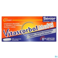 Cooper vitascorbolmulti senior comprime 30 | Aesiel