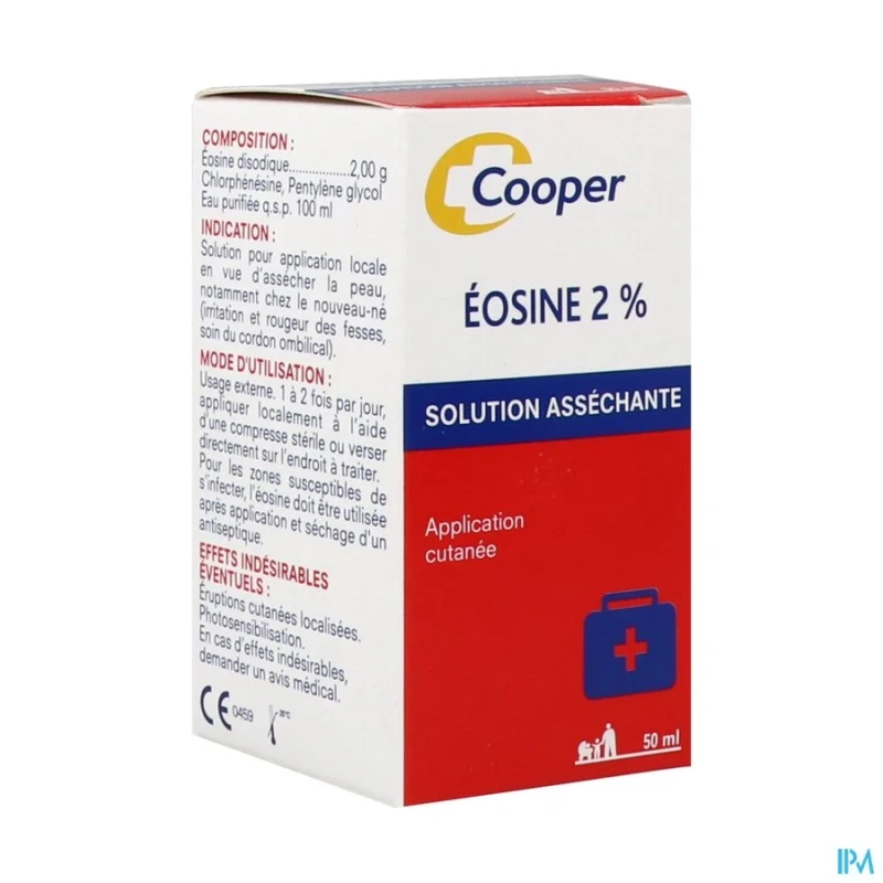 Cooper eosine solution aqueuse 2% 50ml | Aesiel Cooper eosine solution aqueuse 2% 50ml | Aesiel