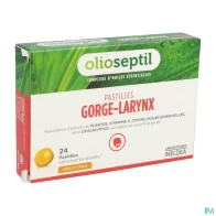 Ineldea olioseptil gorge larynx pastille miel citron 24 | Aesiel