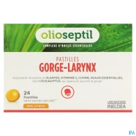 Ineldea olioseptil gorge larynx pastille miel citron 24 | Aesiel