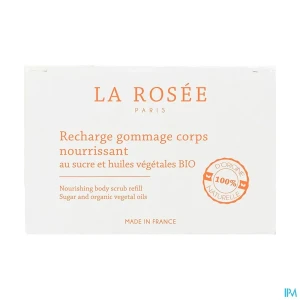 La rosee gommage corps nourrissant au sucre et aux huiles vegetale bio recharge 200g | Aesiel