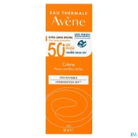 Eau thermale avene solaire crème spf50+ 50ml | Aesiel