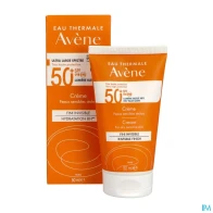 Eau thermale avene solaire crème spf50+ 50ml | Aesiel