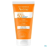 Eau thermale avene solaire crème spf50+ 50ml | Aesiel