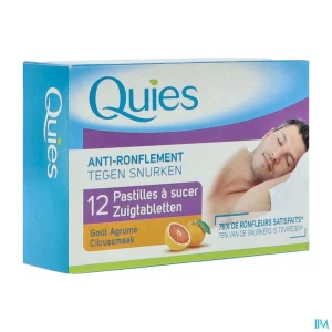 Quies antironflement pastille a sucer agrume 12 | Aesiel