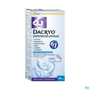 Cooper dacryolens entretien lentilles 50ml | Aesiel