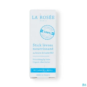 La rosee stick levres nourrissant au beurre de karite bio recharge 4g5 | Aesiel