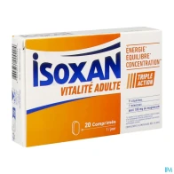 Isoxan vitalite adulte comprime 20 | Aesiel