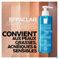 La roche posay effaclar gel moussant purifiant eco recharge 400ml | Aesiel