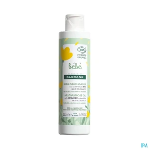 Klorane bebe huile multiusages bio 200ml | Aesiel