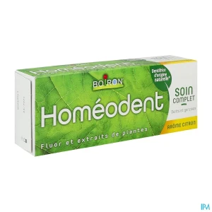 Homeodent soin complet dents et gencives citron pate dentifrice 75ml | Aesiel
