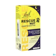 Rescue bach pets nuit compte gouttes 20ml | Aesiel