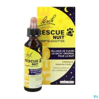 Rescue bach pets nuit compte gouttes 20ml | Aesiel