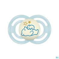 Mam sucette perfect nuit animaux +18m silicone x2 | Aesiel